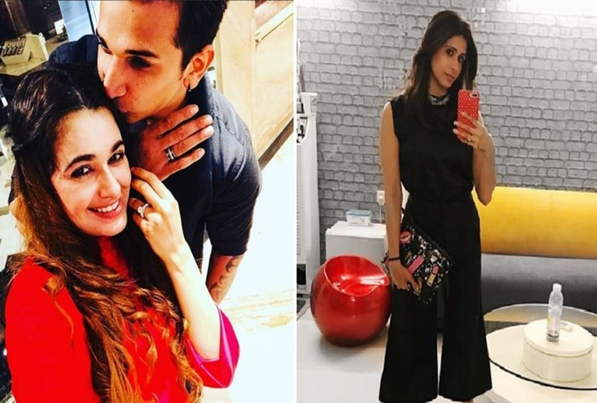 sister kishwer merchant is not happy with brother prince engagement with yuvika