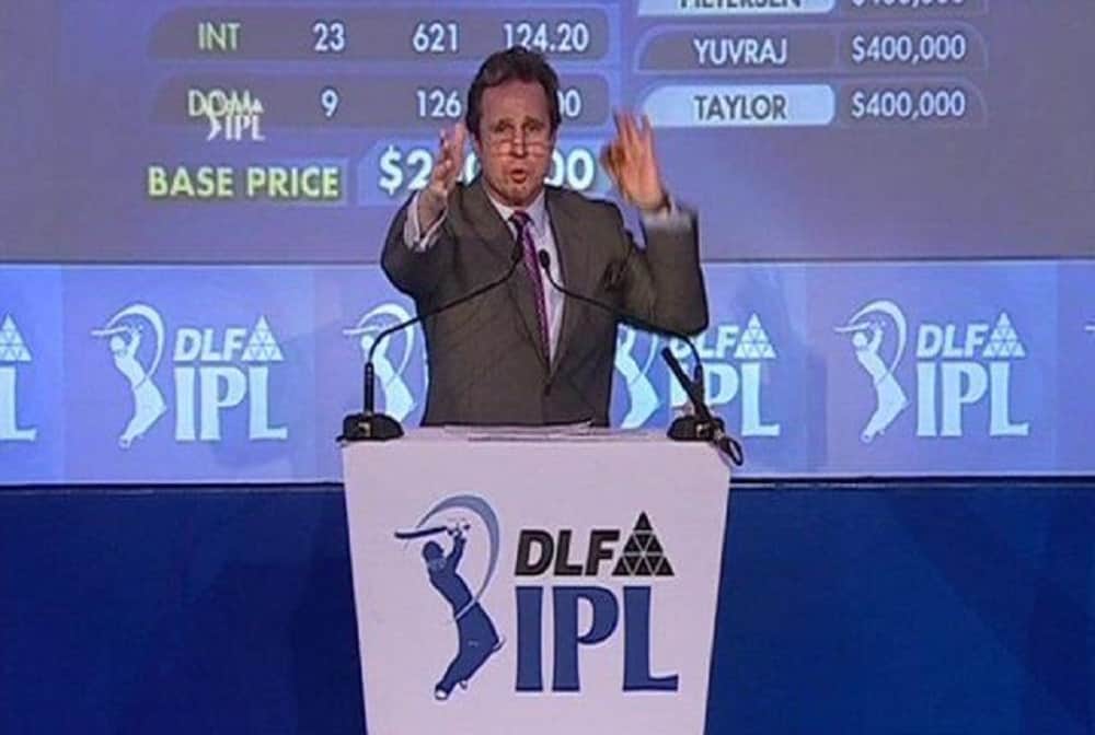 why auctioneer richard madley auctioning every season of ipl