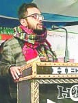 देवबंद में आयोजित कार्यक्रम में बोलते उमर खालिद