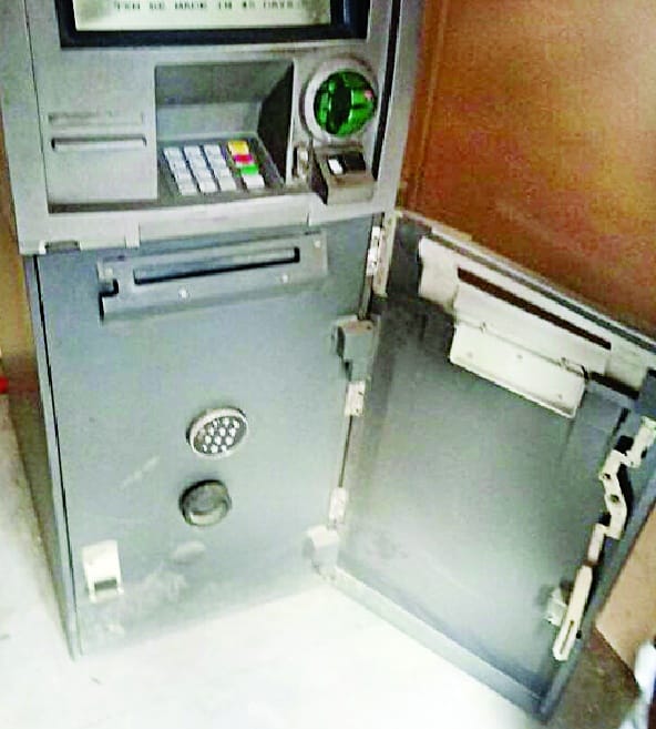 Crushing at the ATM overturning the shutter