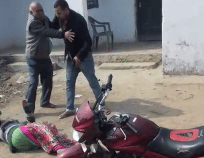 School principle and his son beat schoolmistress