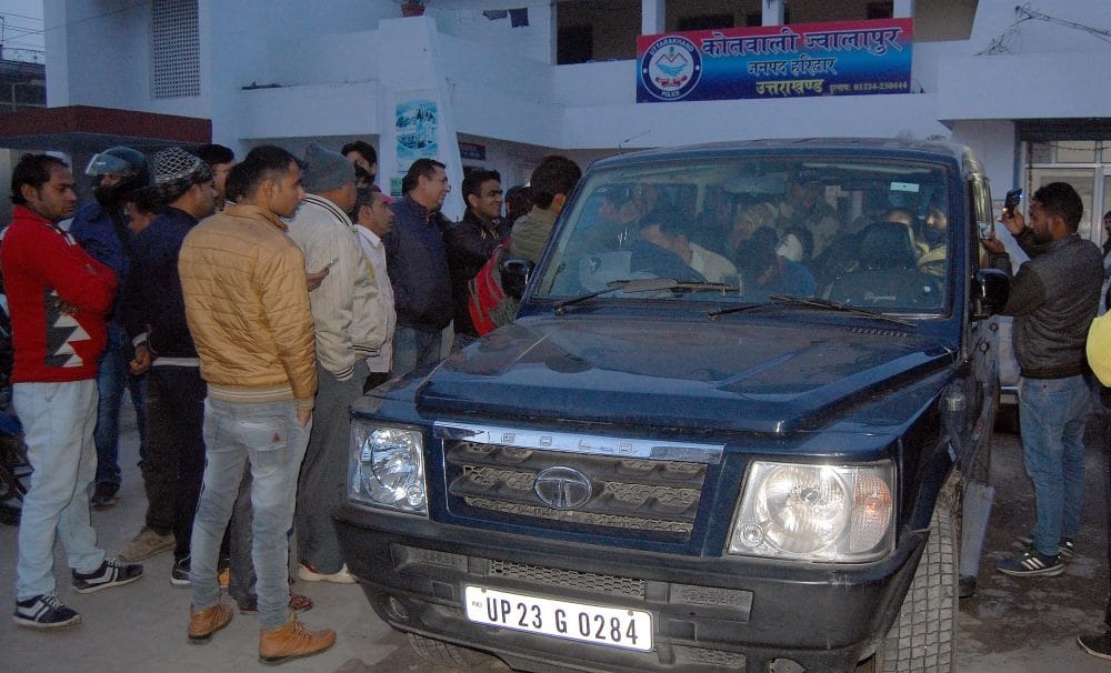 up police firing without knowing uttarakhand police