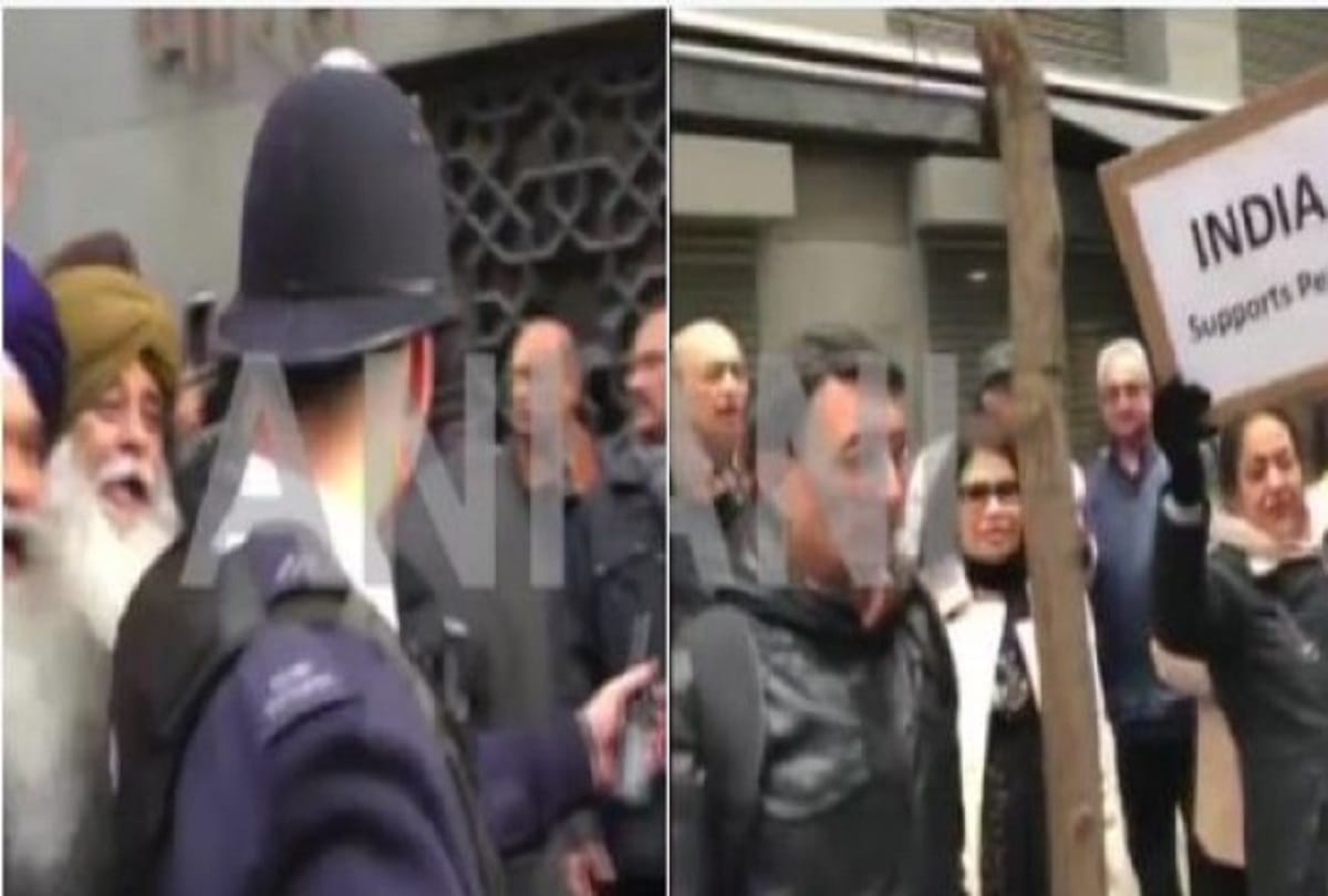 India-Pak supporters clash in London over Kashmir, slogan Modi-Modi