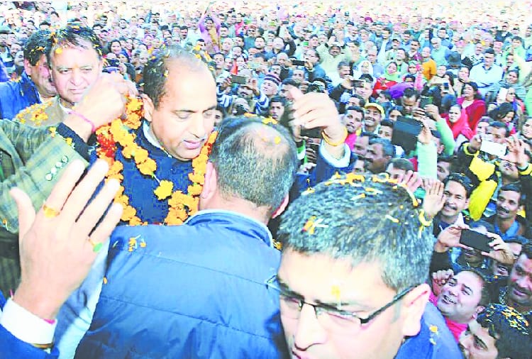cm jairam thakur statement over corruption at mandi