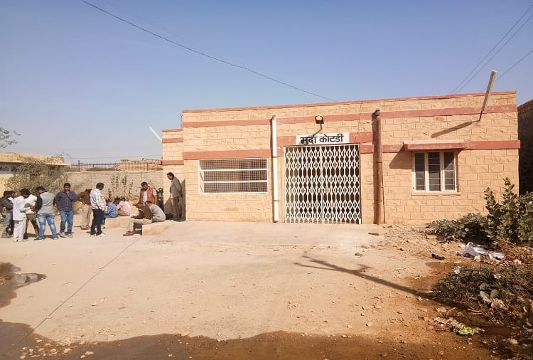 rajasthan- a man died in an accident in jaisalmer