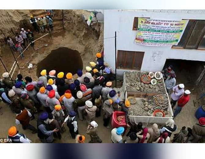 martyrs skelten found from kalianwala khu in ajnala sector amritsar