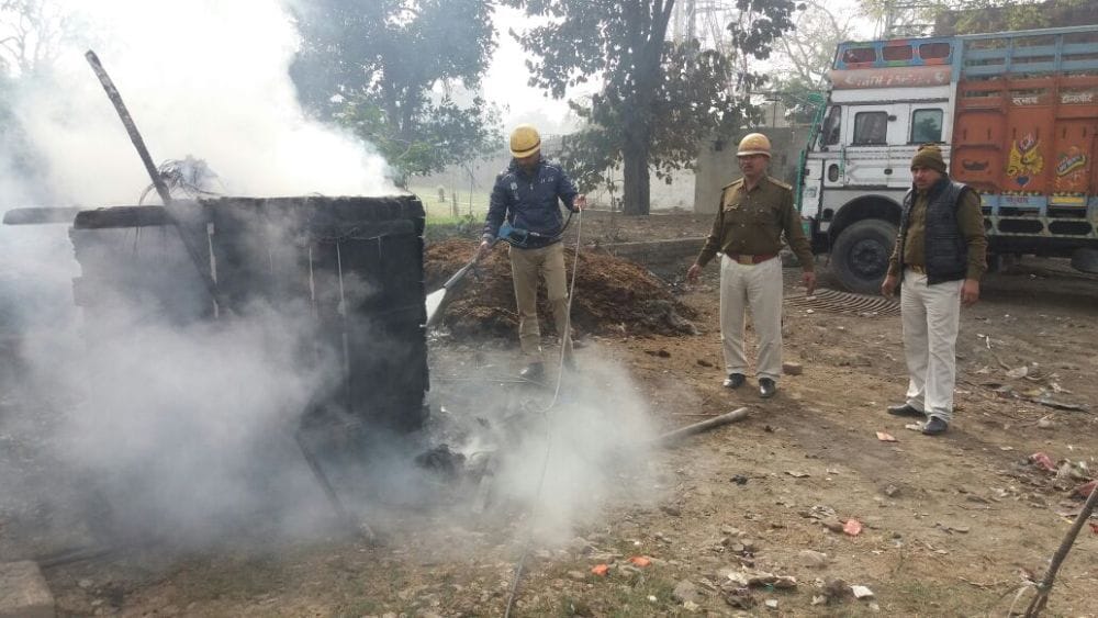 situation out of the control due to rumors in kasganj