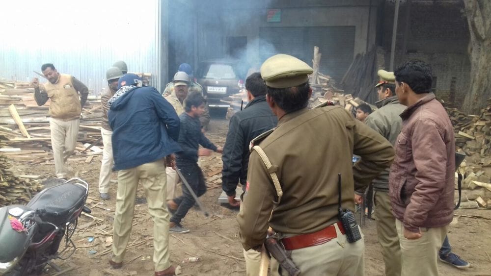 situation out of the control due to rumors in kasganj