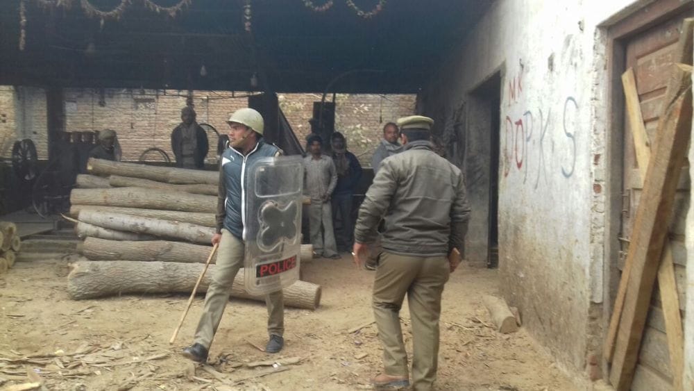 the biggest violence in the kasganj so far 