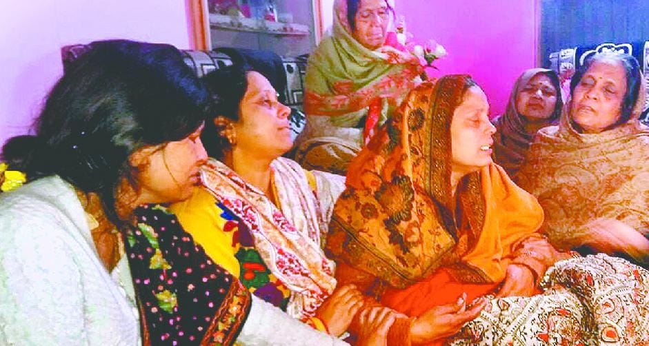 family member in shock from death of a young man in kasganj riots 