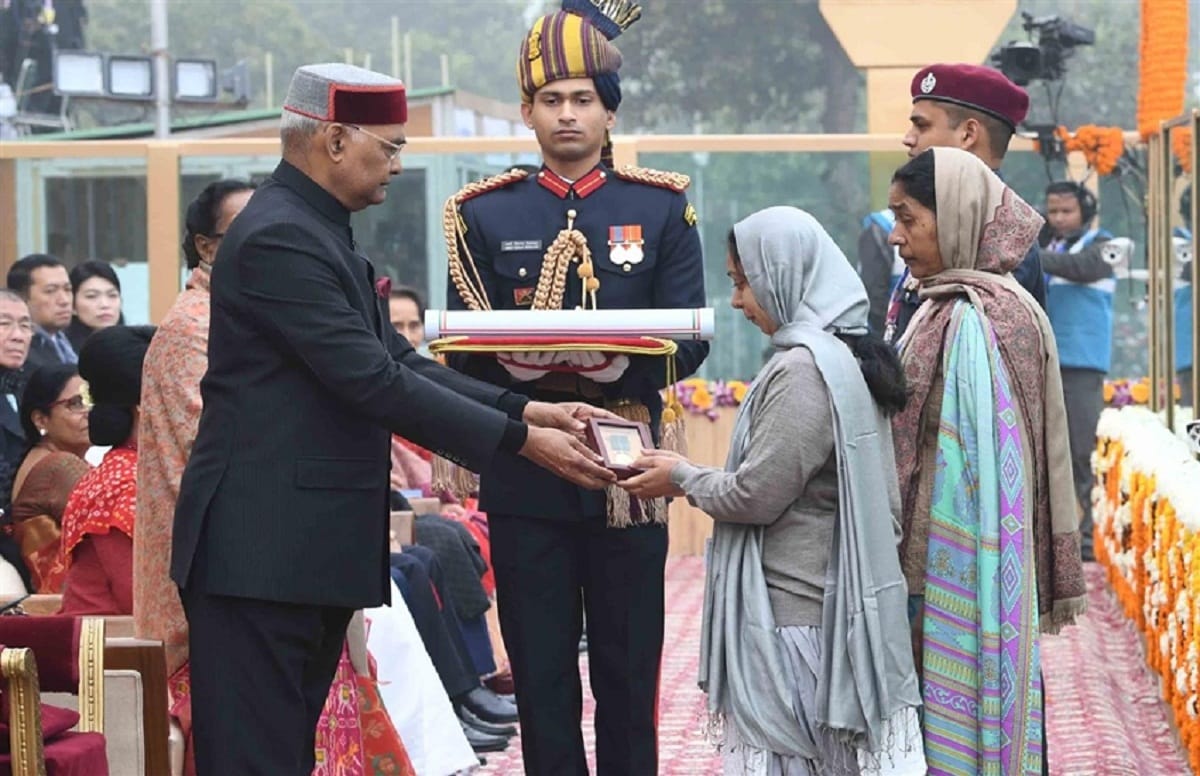 Protocol and Tradition- on  Republic Day, president being emotional during Given award 