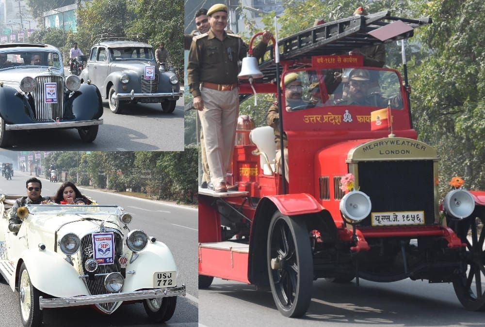 pics of vintage car rally lucknow 