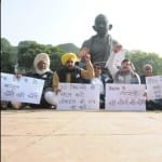 aap protest mla disqualification