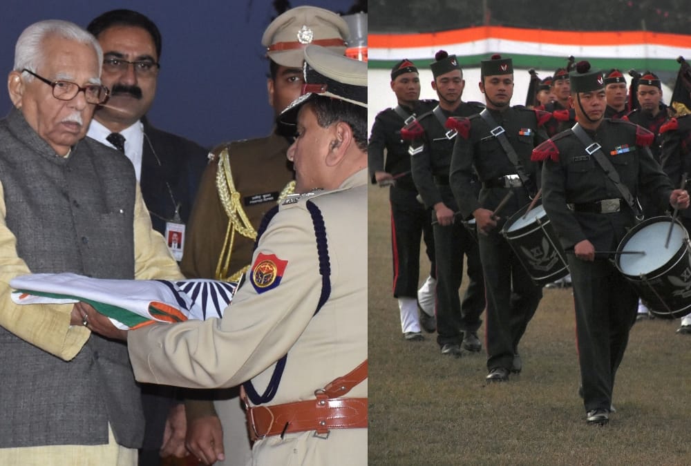 pics of beating the retreat of lucknow.