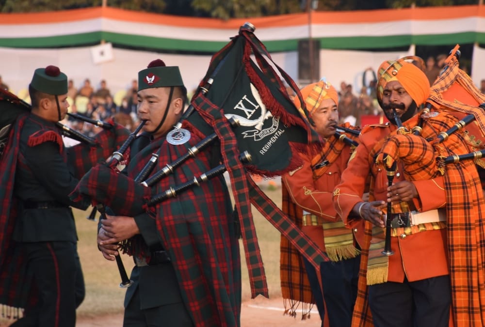 pics of beating the retreat of lucknow.