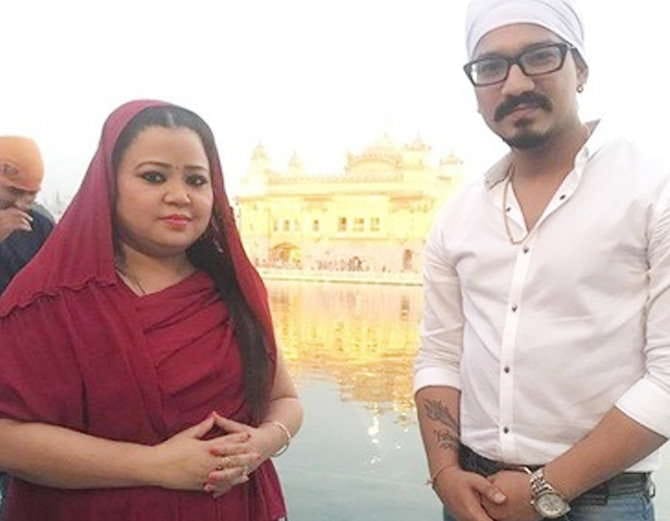 comedian bharti singh cried on warm welcome at amritsar