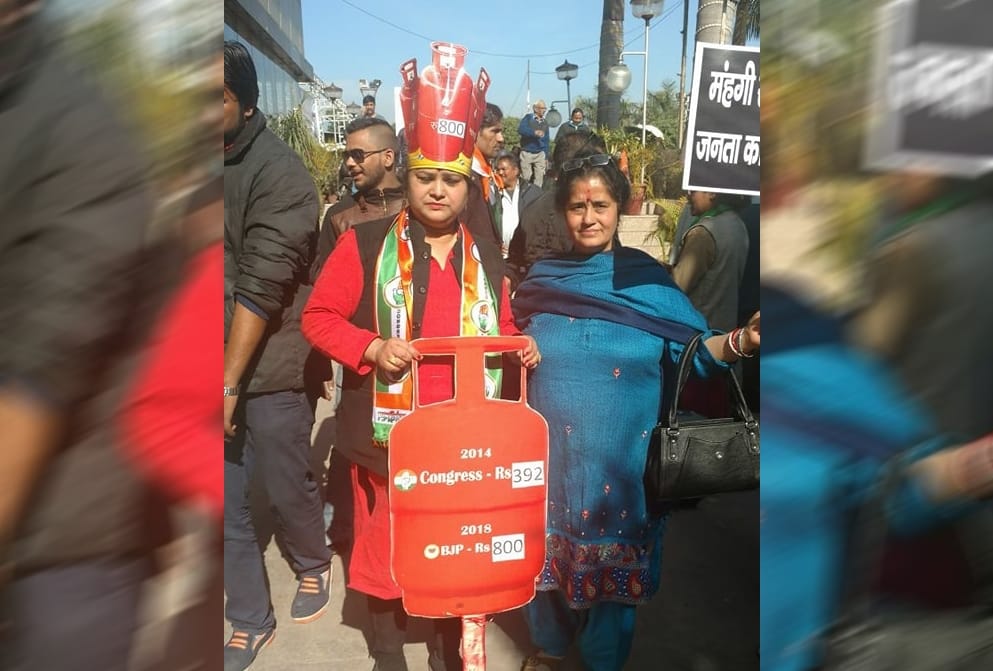 congress jan chetna rally dispute between minister 