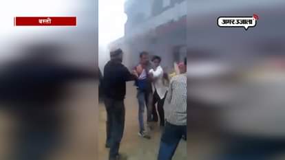 A FIR FILLED AGAINST A POLICE MAN FOR MOLESTED GIRLS IN THEIR HOUSE IN BASTI  
