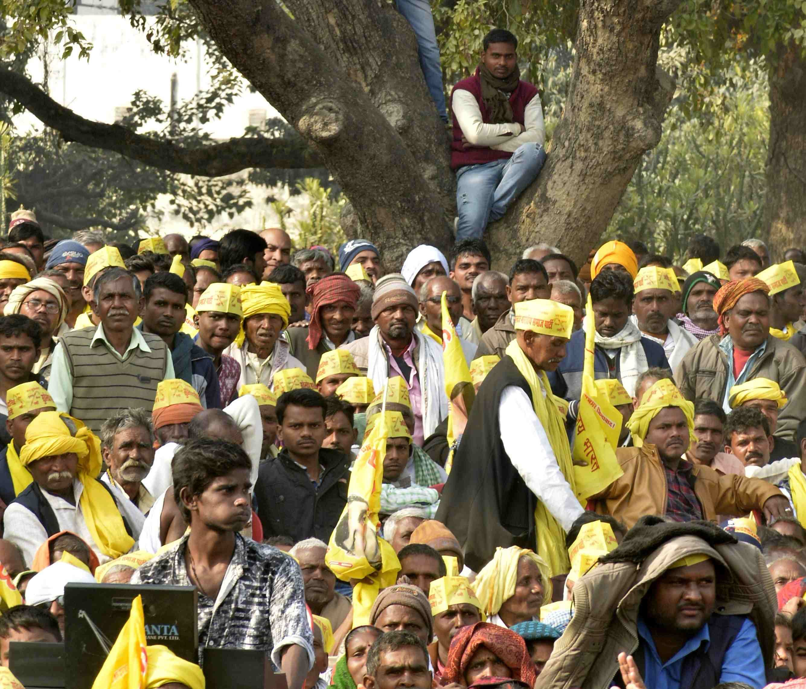 Bhaspa Party rally may increase tension for bjp