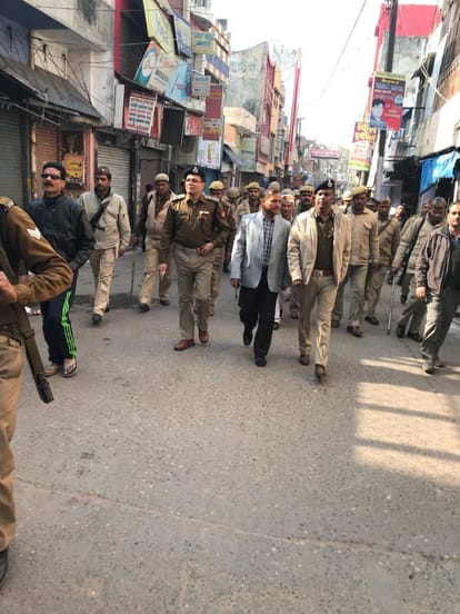 kasganj riot again fire broke out late night in city