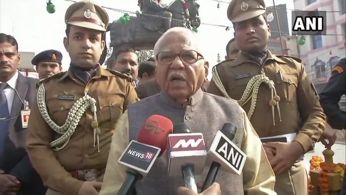 UP Governor Ram Naik called kasganj incident a bad spot on UP
