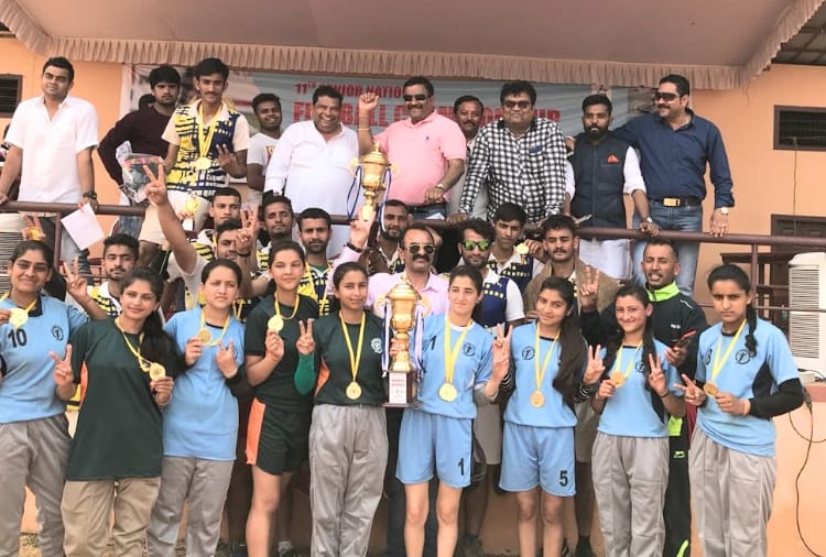 himachal girls won fistball championship for third time