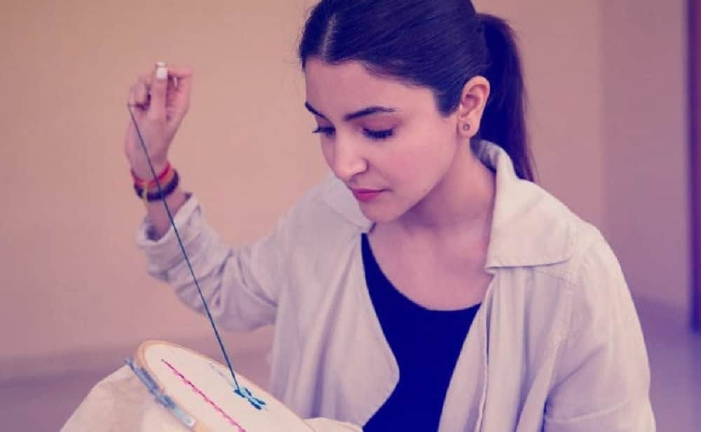 Anushka Sharma first look out from the film Sui Dhaaga
