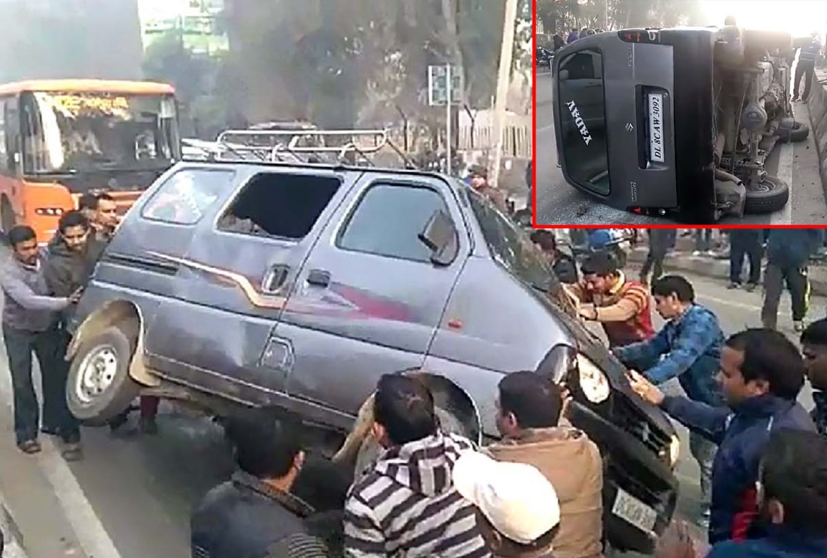 can of kendriya vidyalaya school met an accident, 7 students injured