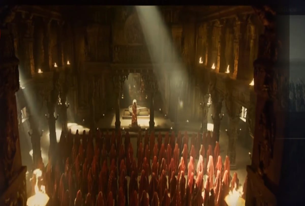 how has picturised Johar scene in padmaavat