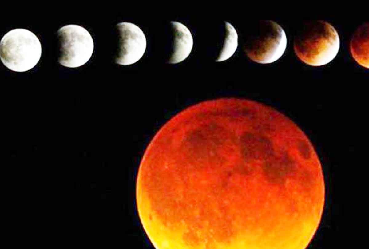 Lunar eclipse visible on 31st January, together with super moon, blue moon and blood moon