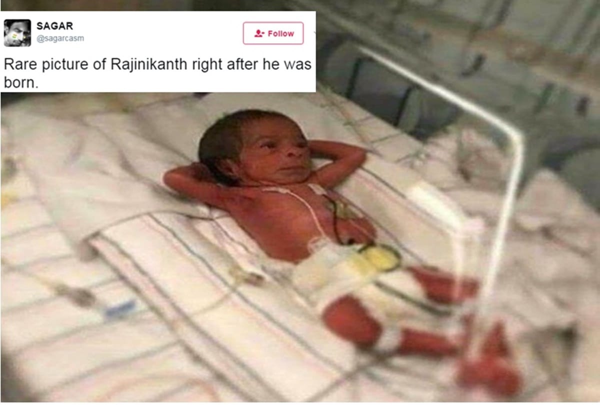 A New born baby style pose proves Swag 