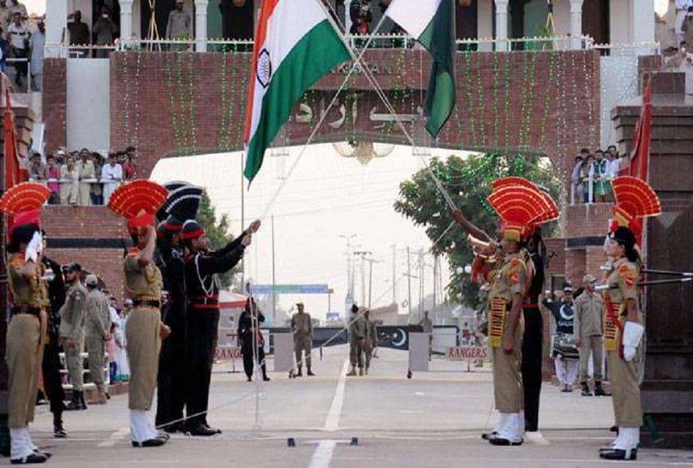 india pakistan international border near rajasthan tower establish by pak ranger