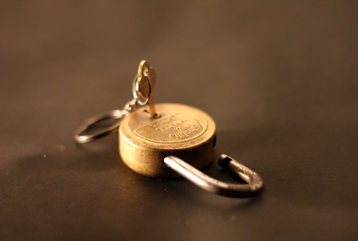 according to vastu never locks this part of the house, its increase your misfortune  