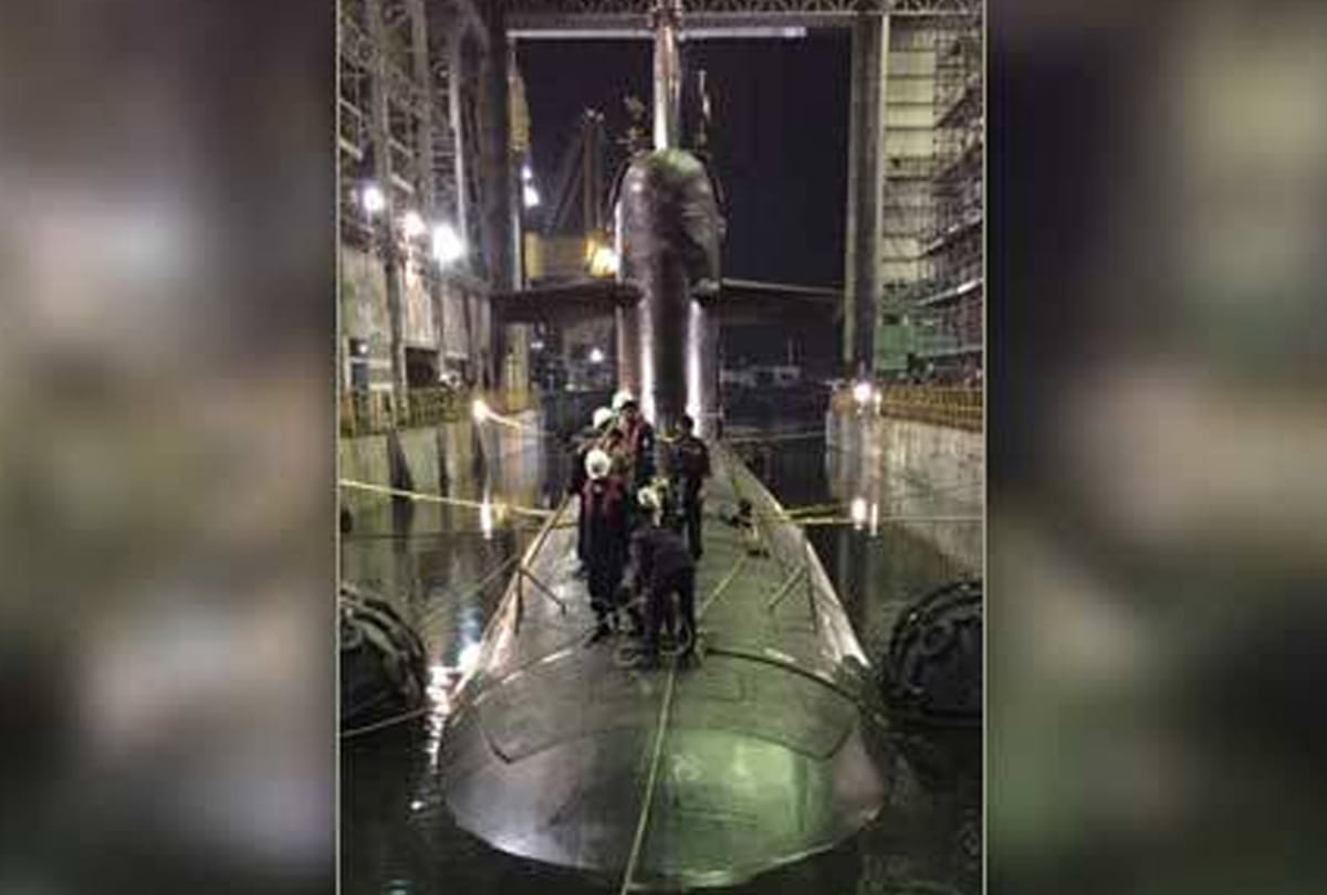indian navy INS karanj launch army submarine