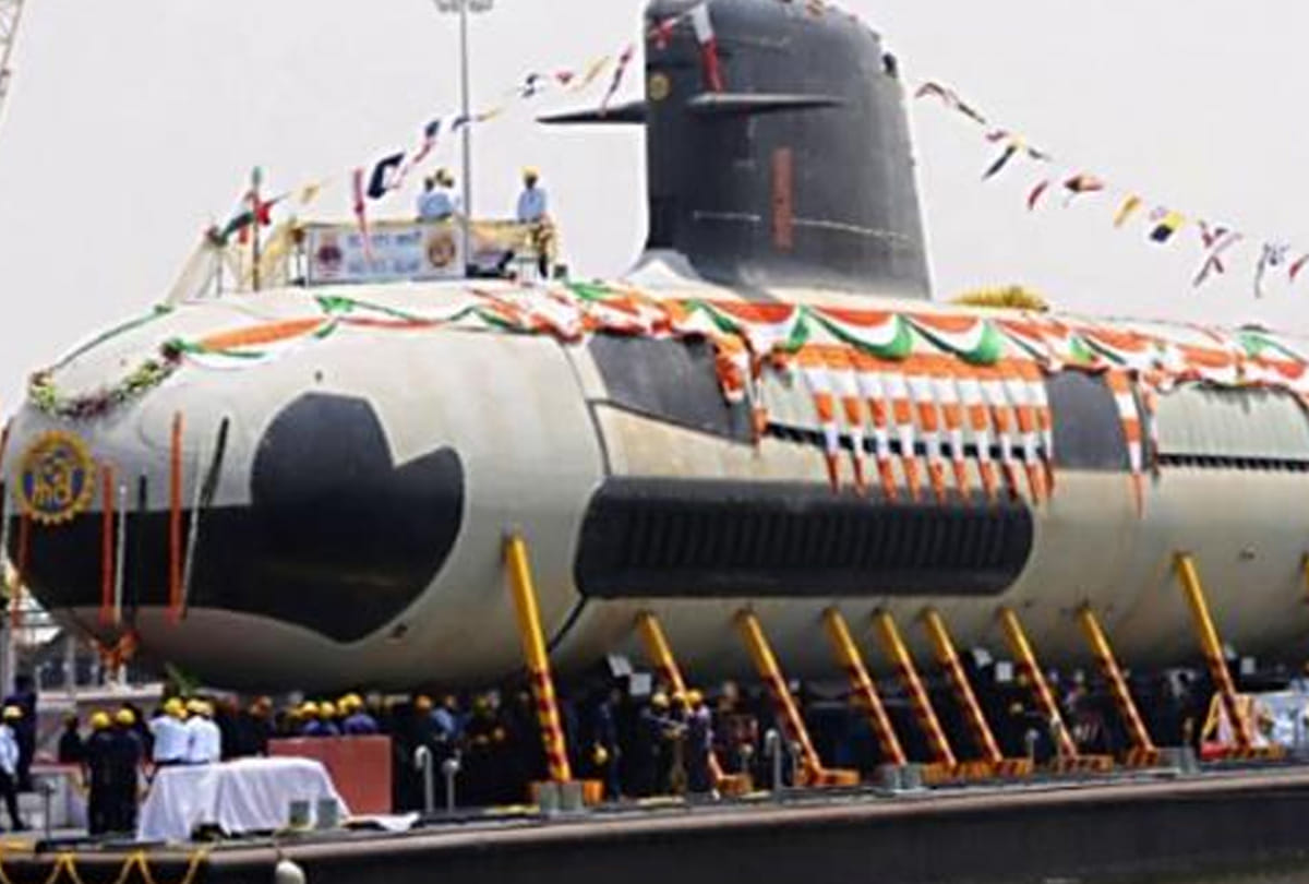 indian navy INS karanj launch army submarine