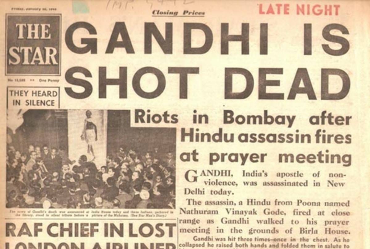 mahatma gandhi death anniversary after bapu assassination his son met nathuram godse and he told him
