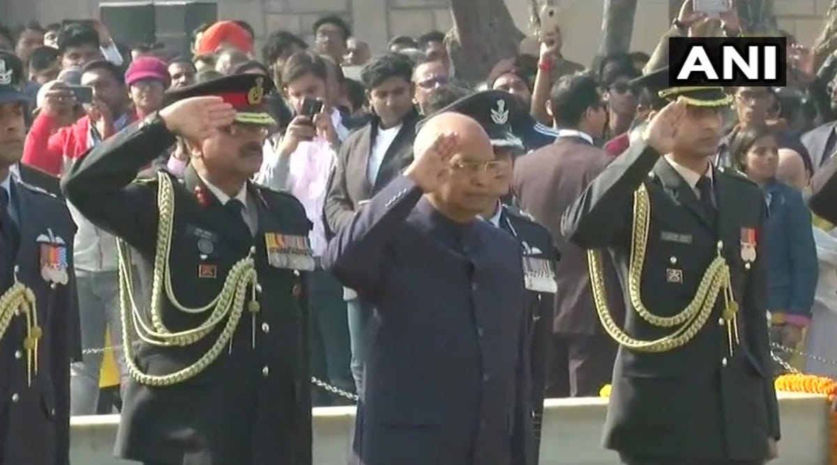 tribute to mahatma Gandhi 70th death anniversary rahul Gandhi congress rajghat 