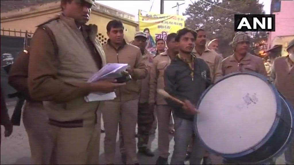 religious place in kasganj vandalized by unknown peoples  
