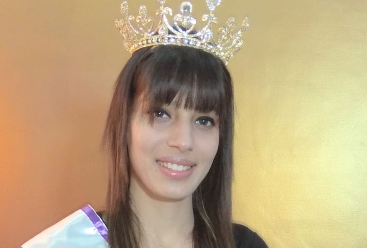 smiley of una himachal won miss north india contest