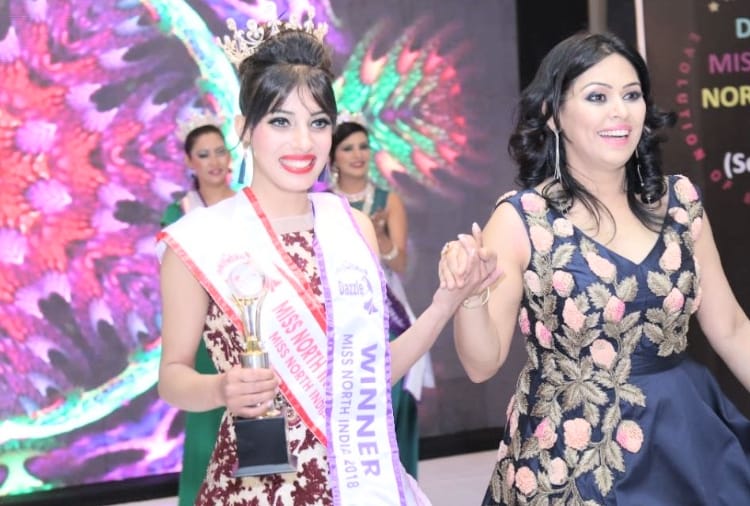 smiley of una himachal won miss north india contest