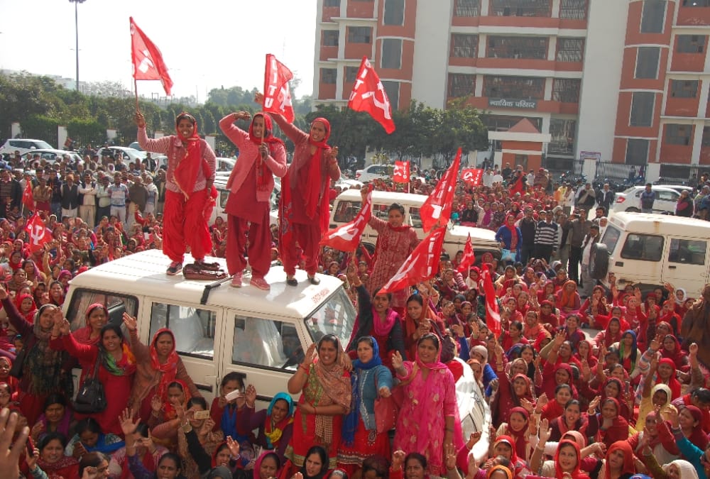ASHA workers protest for wage hike
