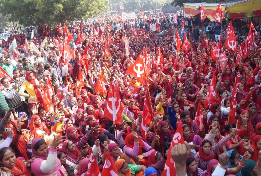 ASHA workers protest for wage hike