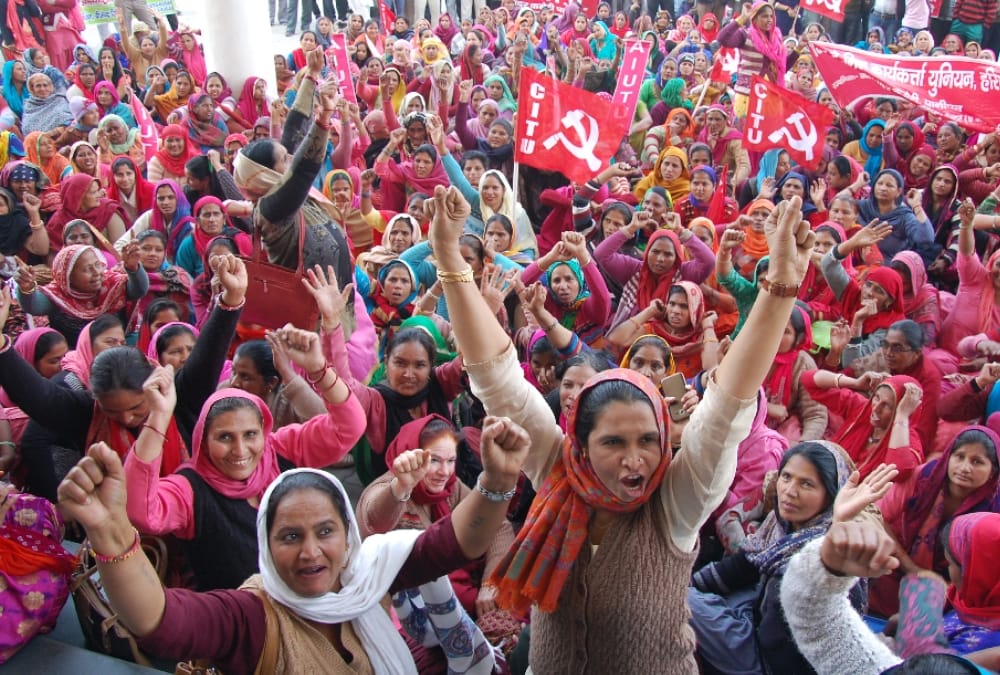 ASHA workers protest for wage hike