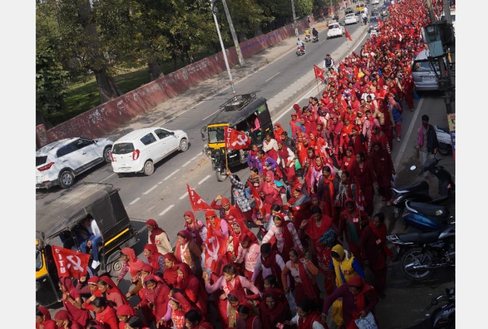 ASHA workers protest for wage hike