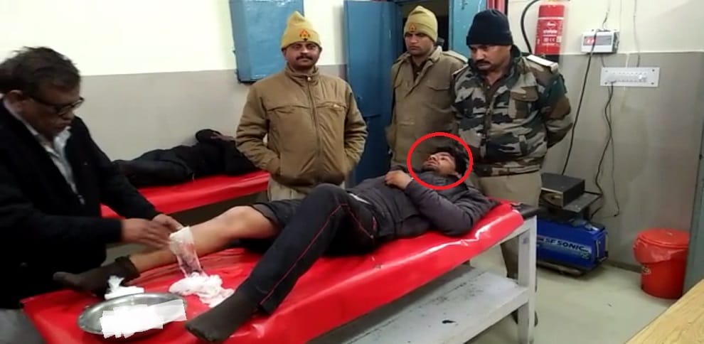 Encounter in UP : Officers shot four crooks, five arrested