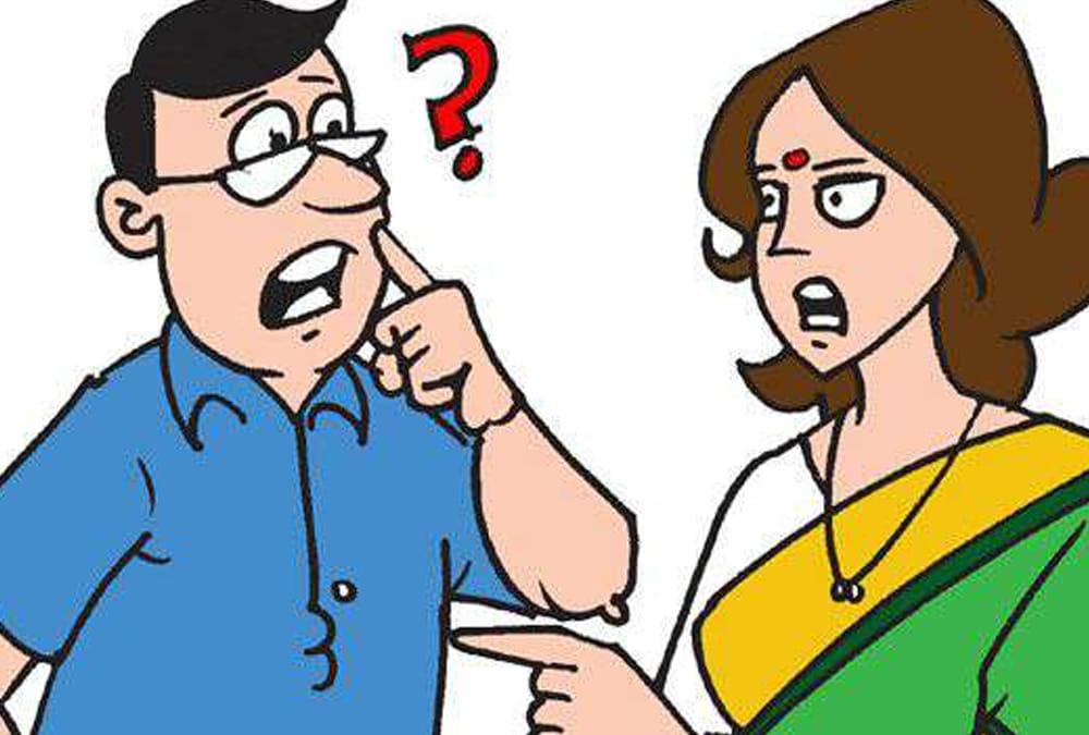 Wife handed over husband to police after getting smack in his paint pocket