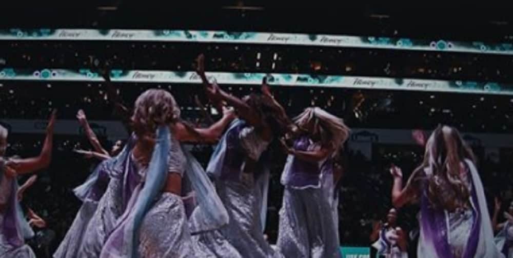 In america during a match cheerleaders performed on padmaavat ghoomar song