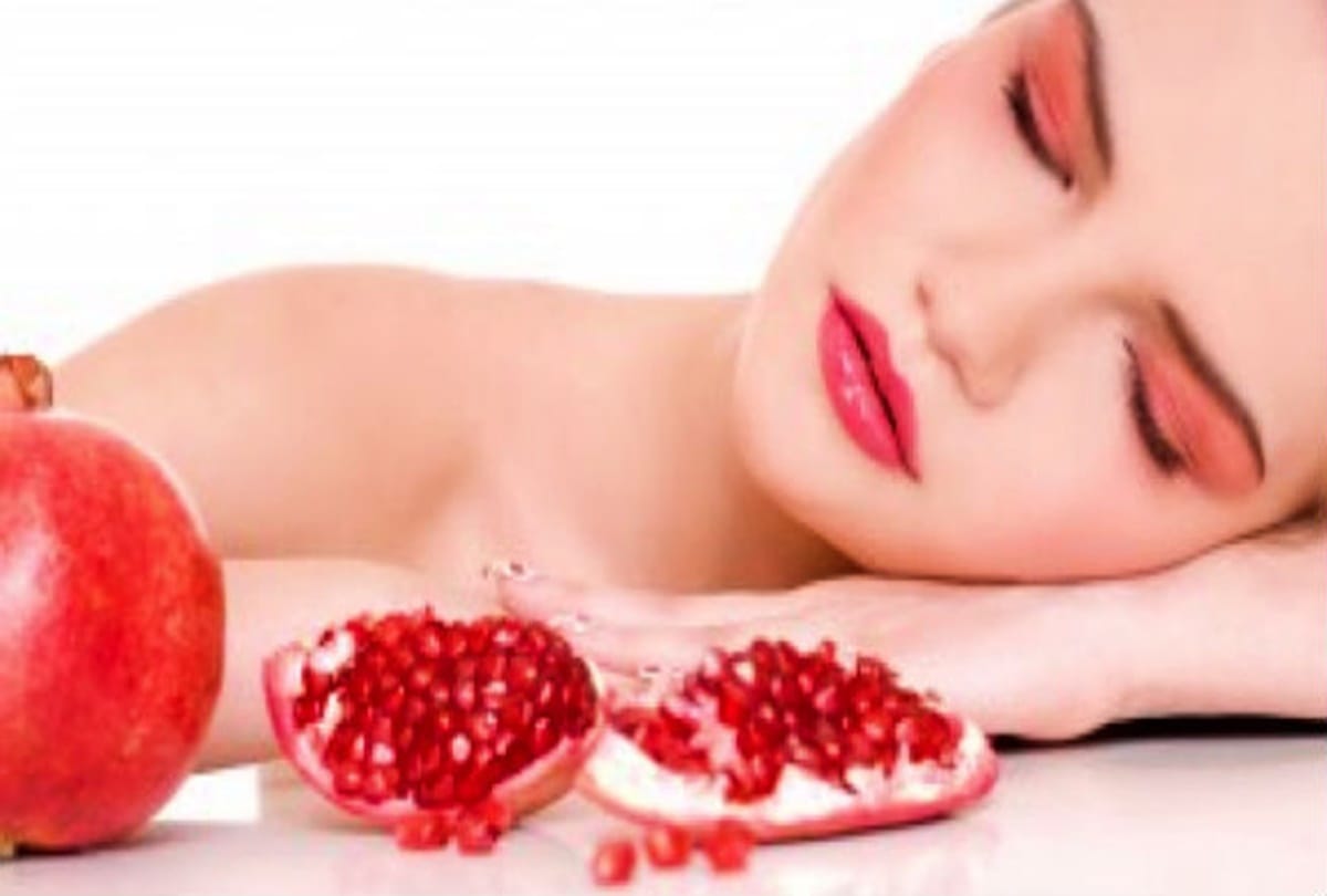 for glowing skin you should use pomegranate face pack