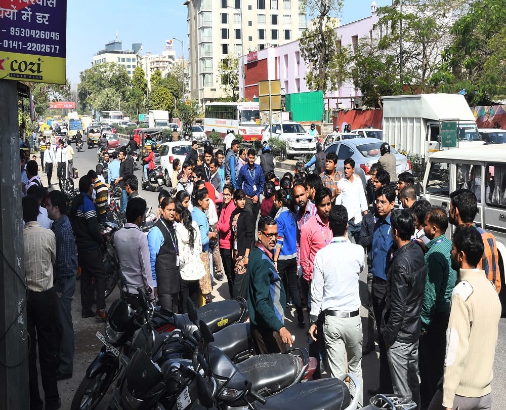 Earthquake shocks in Rajasthan, Jaipur and northern India