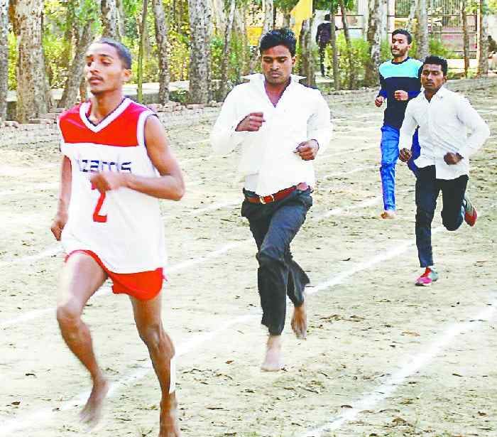 Rampant runner in 1500 meters